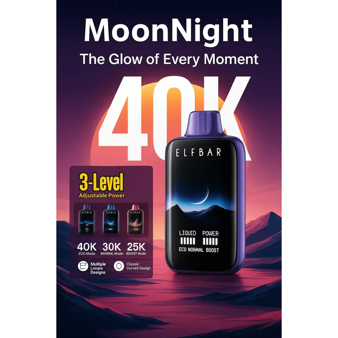 Elf Bar Moon Night 40K – Blackberry Ice 40000 Puffs